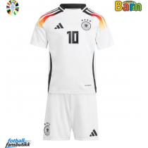 Tyskland Jamal Musiala #10 Hjemmedraktsett Barn EM 2024 Kortermet (+ Korte bukser)